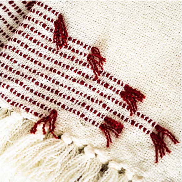 Revolution Home Lightweight Boho Throw in Orange NWT - Picture 6 of 7